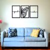 Tríptico «Good Vibes» – 3 piezas, 40 × 90 cm